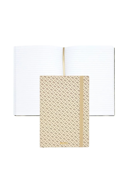 BOSS notatnik Monogram A5 HNH412GL beżowy