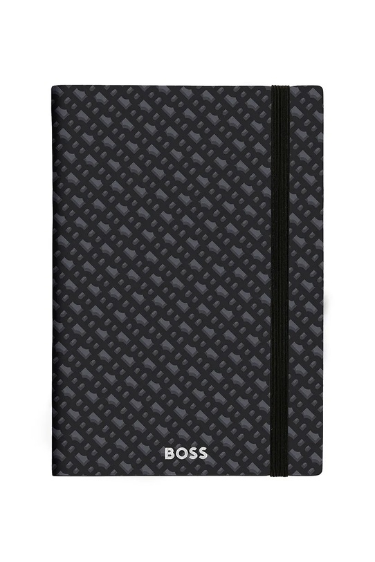 BOSS notatnik Monogram A5 HNH412JL czarny AA00