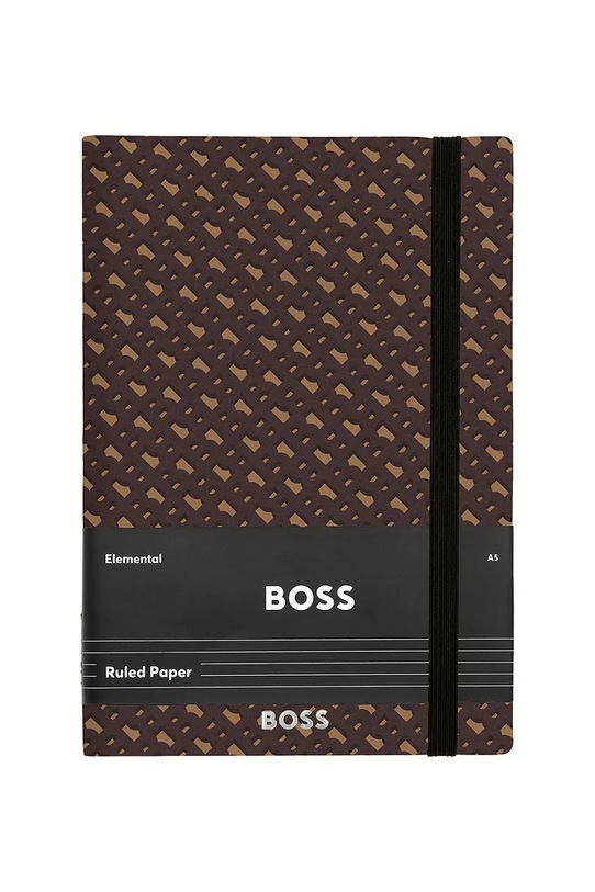 BOSS notatnik Monogram A5 brązowy HNH412XL