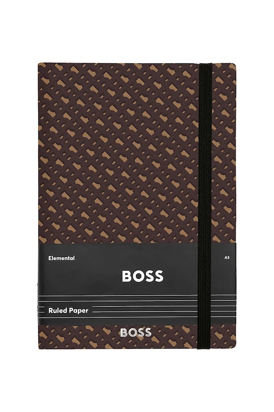 BOSS notatnik Monogram A5 brązowy HNH412XL