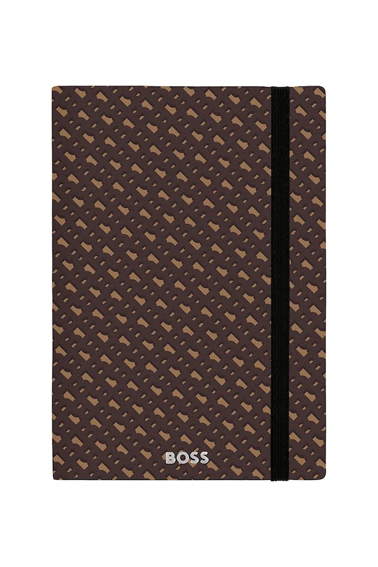 BOSS notatnik Monogram A5 HNH412XL brązowy AA00