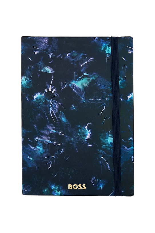 BOSS notatnik Tie-dye Flower A5 HNH418NL niebieski AA00