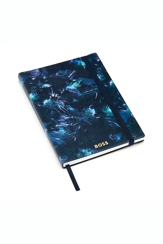 BOSS notatnik Tie-dye Flower A5 niebieski HNH418NL