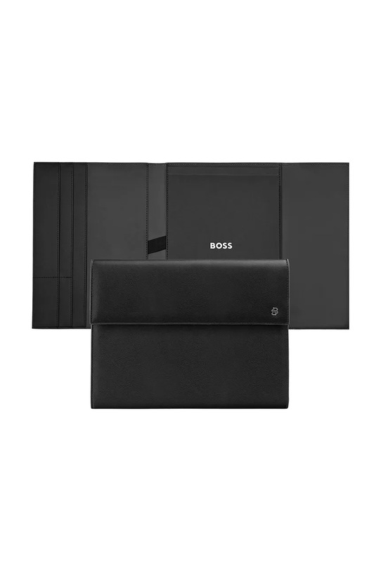 Набір - папка для документів і ручка BOSS Black & Gun 31,5 x 24 cm HPBF565A чорний AA00