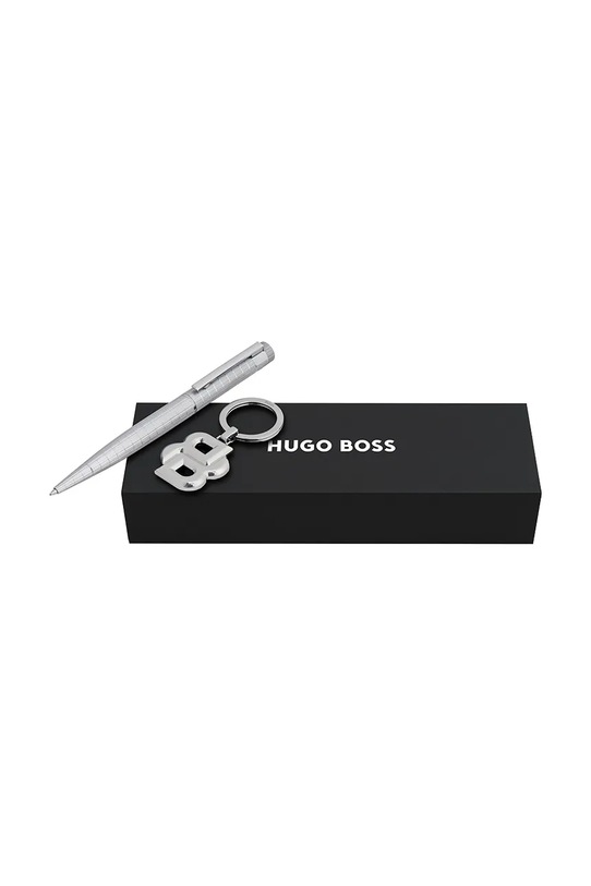 Набір: ручка та брелок BOSS 20 x 6,2 x 3,5 cm сірий HPBK563H