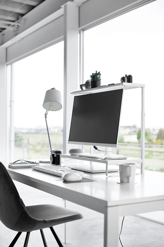 Yamazaki przesuwny organizer pod zlew Tower 2 30,4 x 42,4-68,5 x 45,3 cm 1302 biały AA00