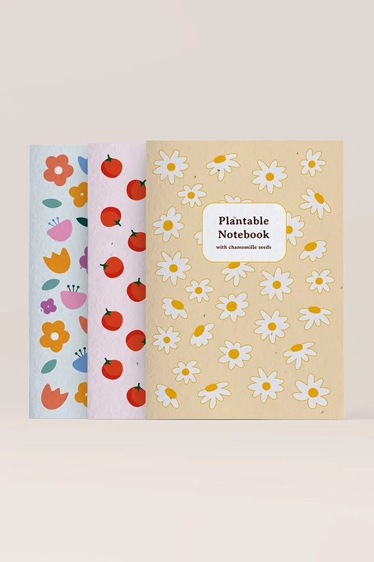 RESETEA notatnik z nasionami marchwi do uprawy 14,8 x 21 cm pomarańczowy Erst454