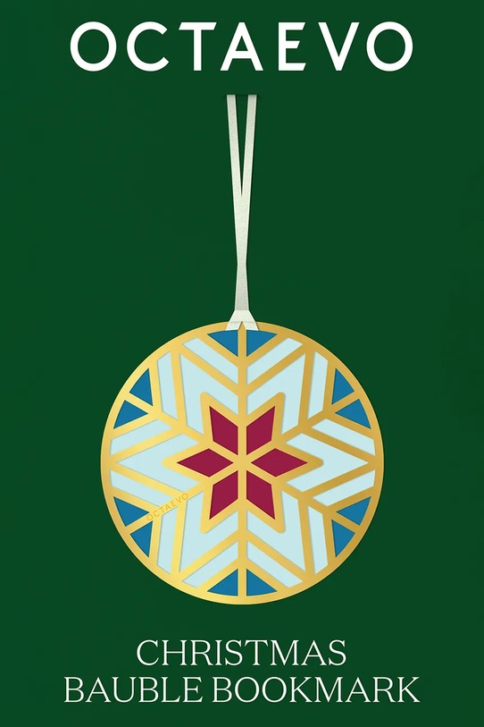 Octaevo zakładka do książek Christmas Bauble 5 x 10 cm żółty OBMCB2.25