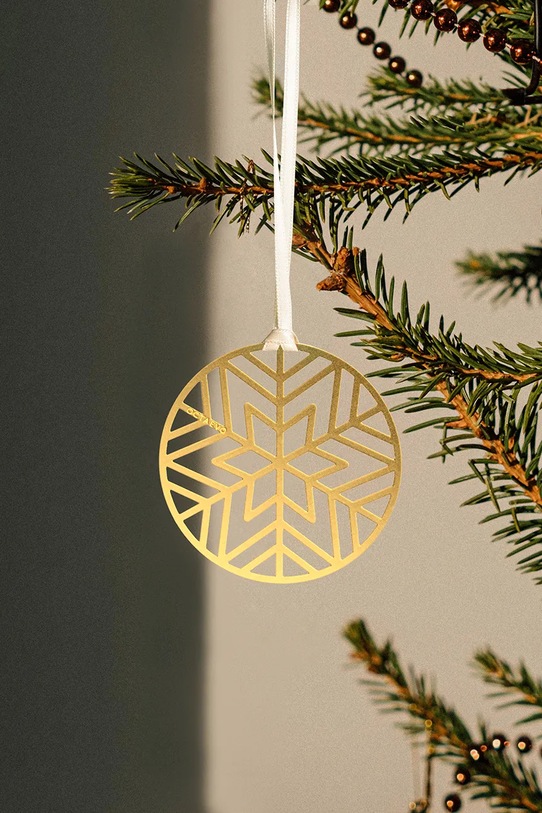 Octaevo zakładka do książek Christmas Bauble 5 x 10 cm OBMCB2.25 żółty
