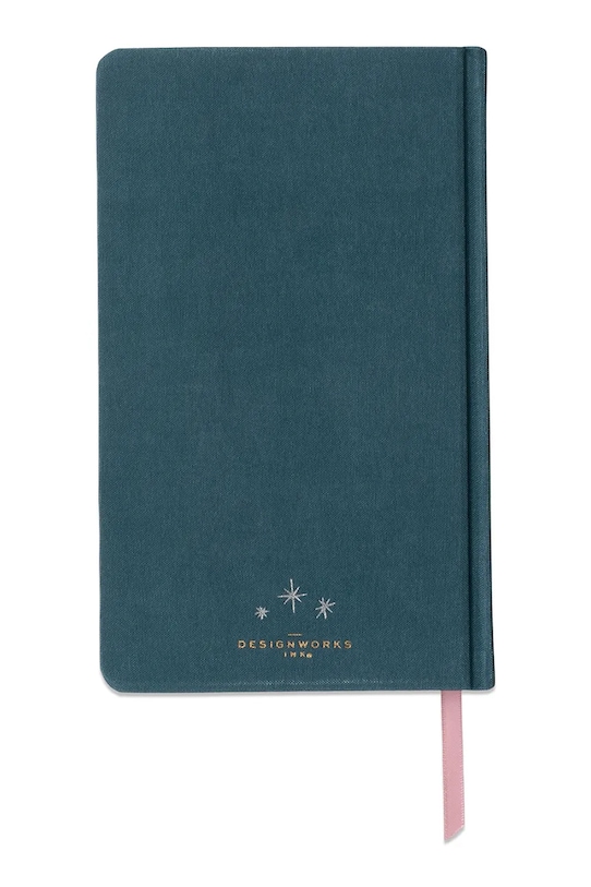 Designworks Ink notatnik Celestial Bookcloth 21 x13 cm JB85.2224EU turkusowy AA00