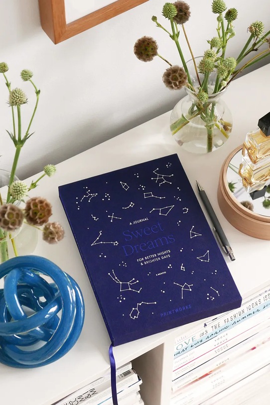 Denník snov Printworks Sweet Dreams 18 x 25,5 x 2,5 cm tmavomodrá PW00708