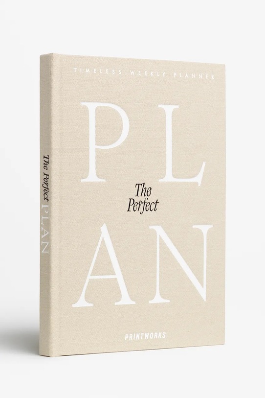 Printworks planer The Perfect Plan 15 x 21 cm PW00710 beżowy AA00