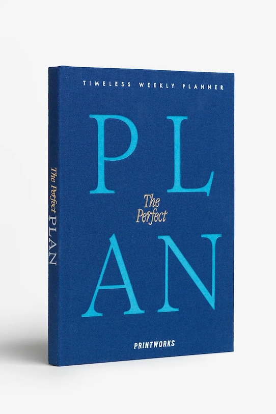 Printworks planer tygodniowy The Perfect Plan 15 x 21 x 1 cm PW00711 granatowy AA00