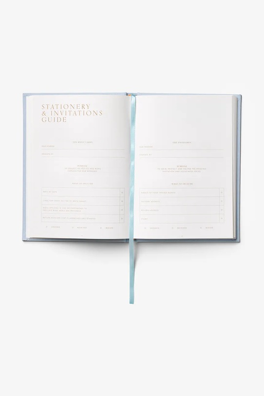 Lifestyle Printworks planer ślubny The Perfect Day 24,5 x 18 x 2,5 cm PW00745 niebieski