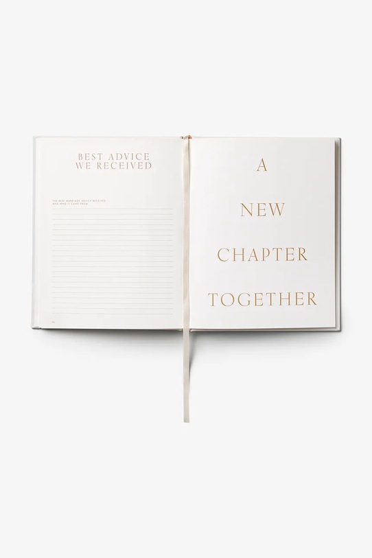 Lifestyle Printworks dziennik Wedding Journal 24 x 19 cm PW00746 beżowy