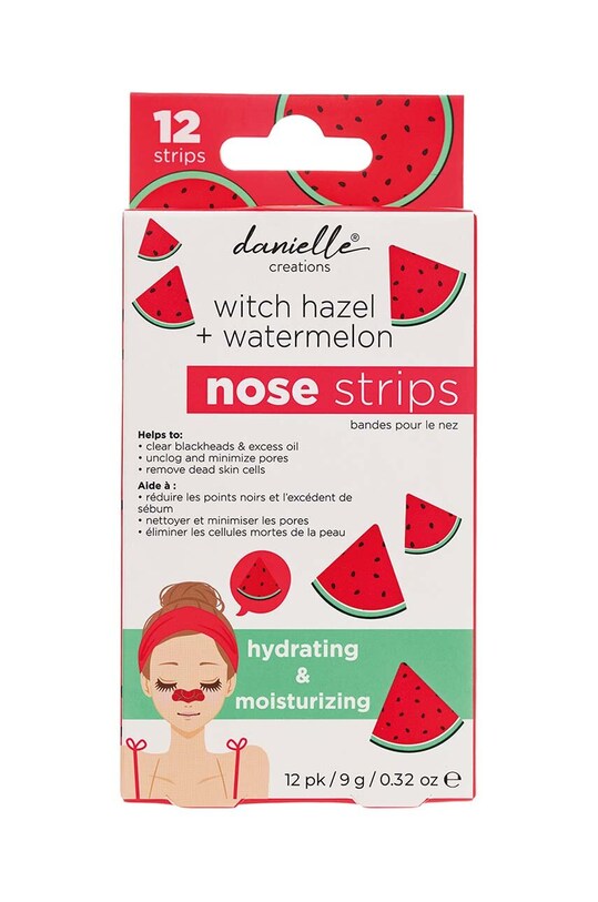 Ρινικές ταινίες καθαρισμού Danielle Beauty Hydrating & Moisturising Nose 12-pack DC0013RD πολύχρωμο AA00