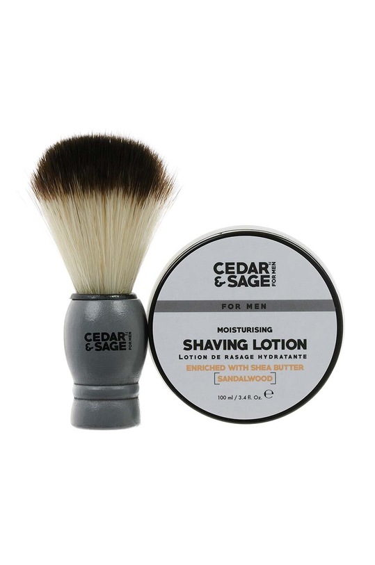 Міні-набір для гоління Cedar & Sage Mini Shaving 2-pack барвистий MLGS0003BK