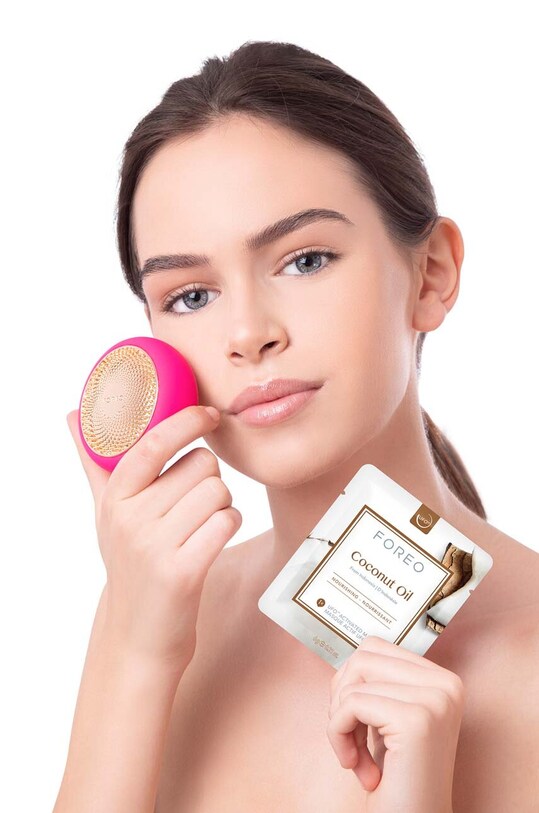 Home SPA Ufo hluboce vyživující maska FOREO Coconut Oil 6-pack F9267 vícebarevná