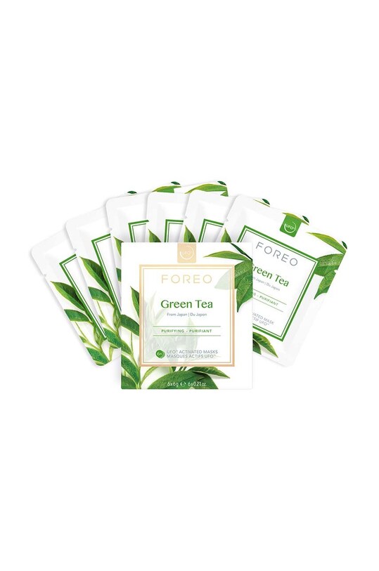 FOREO mască activată ufo pentru ten gras și mixt Green Tea 6-pack multicolor F9328