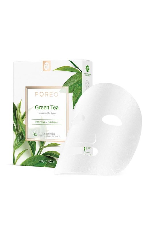 Листова маска для зняття запалень для комбінованої шкіри FOREO Farm To Face Sheet Mask 3-pack барвистий F0316