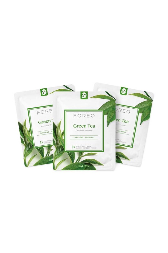 Листова маска для зняття запалень для комбінованої шкіри FOREO Farm To Face Sheet Mask 3-pack F0316 барвистий AA00