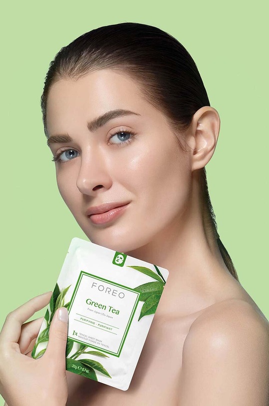 FOREO maseczka łagodząca stany zapalne do cery mieszanej w płachcie Farm To Face Sheet Mask 3-pack multicolor F0316