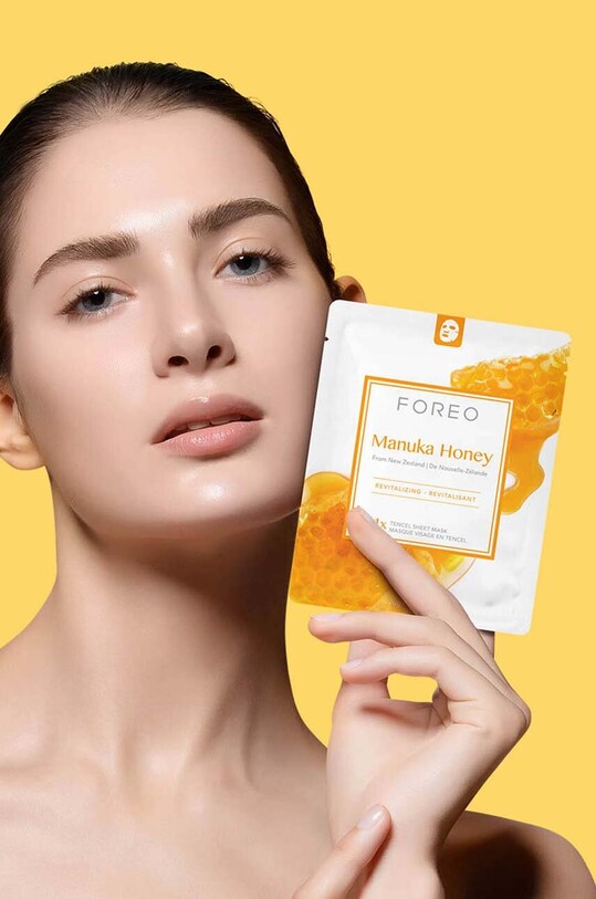 FOREO mască in folie revitalizantă pentru pielea îmbîtrânită Farm To Face Sheet Mask 3-pack multicolor F0279