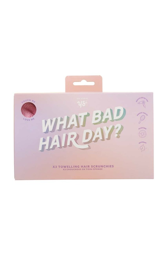 Yes Studio elastici per capelli What Bad Hair Day pacco da 3 YS0027AST multicolore AA00