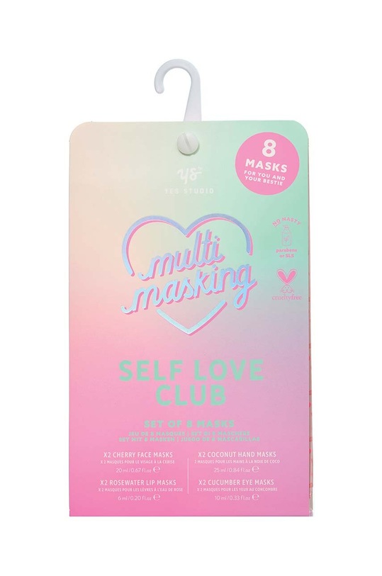 Yes Studio zestaw maseczek Multi-Masking Pack 8-pack multicolor YSFM0001AST