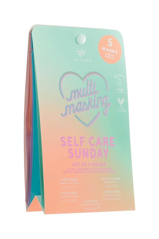 Yes Studio zestaw maseczek Self Care Sunday Set 5-pack YSFM0005GN