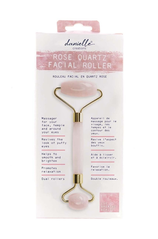 Danielle Beauty roller do masażu twarzy Rose Quartz BEA.19.002 multicolor AA00