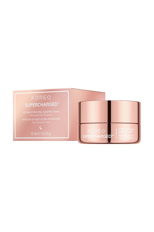 FOREO mască gel hidratantă pentru noapte SUPERCHARGED™ Ultra-Hydrating Sleeping Mask 15 ml F0941 roz AA00
