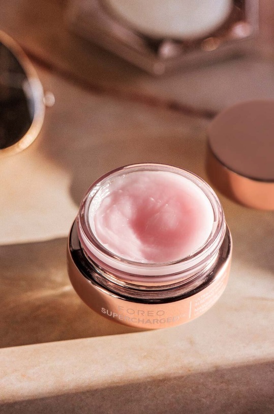 FOREO mască gel hidratantă pentru noapte SUPERCHARGED™ Ultra-Hydrating Sleeping Mask 15 ml F0941 roz