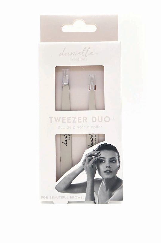 Danielle Beauty zestaw pęset Tweezer Duo 2-pack DC0100AST multicolor AA00