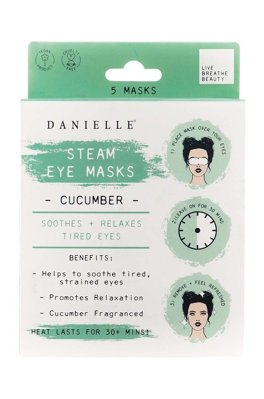 Danielle Beauty płatki na oczy Steam Eye Mask 5-pack multicolor EM.19.008