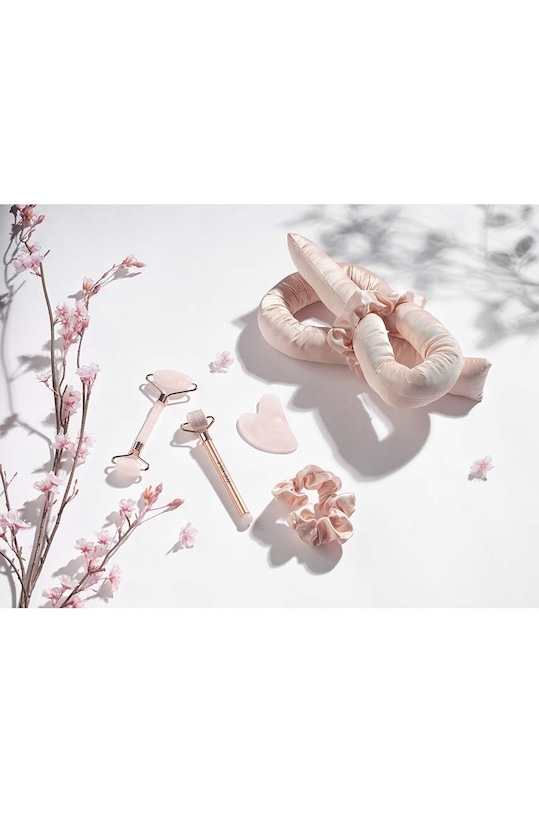 Zoë Ayla bigudiu ondulator Set in Blush RHA592.CHECR roz AA00