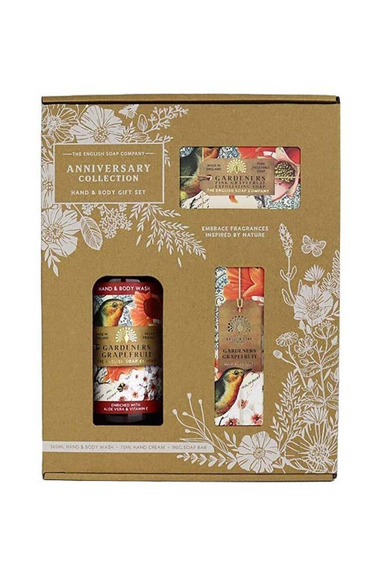 The English Soap Company zestaw kosmetyków do codziennej pielęgnacji Gardeners Grapefruit 3-pack multicolor 44SSGB007