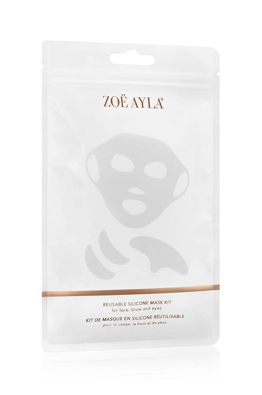 Zoë Ayla zestaw maseczek silikonowych wielokrotnego użytku Reusable Silicone Mask Kit RT687.SILFP biały AA00