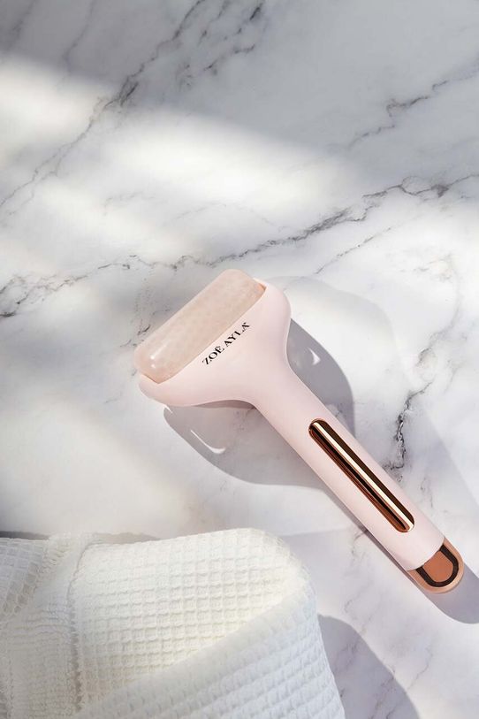 Home SPA Zoë Ayla roller de masaj Face & Body Ice Roller ST014.ICROL roz