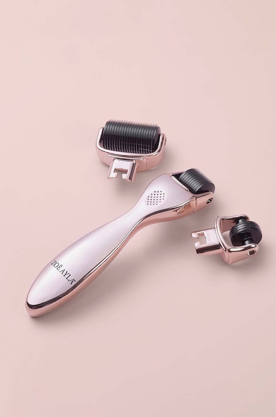 Домашнее SPA Набор микроигольчатых мезороллеров Zoë Ayla Microneedle set 3 шт RT229.MCNEE розовый