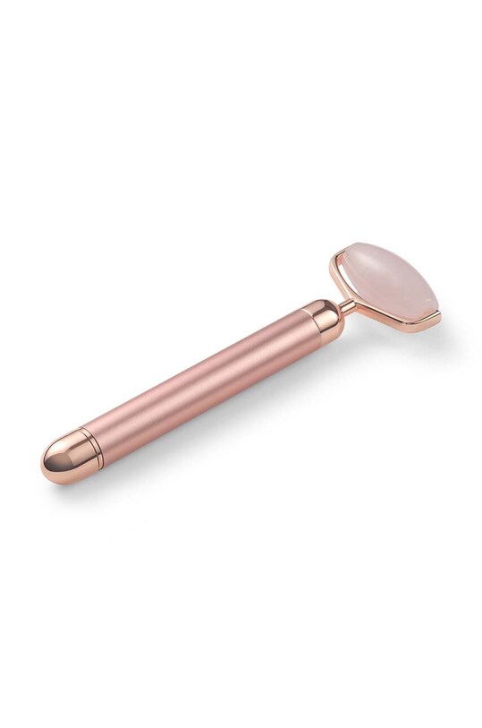 Zoë Ayla roller wibracyjny do masażu twarzy Electric Vibrating Noiseles Rose Quartz EL.ROLLRQ.BW różowy AA00