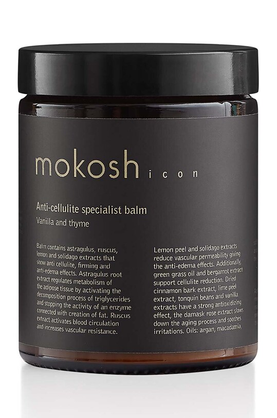 Mokosh lozione specializzata anticellulite Wanilia & Tymianek 180 ml nero 5902729031813
