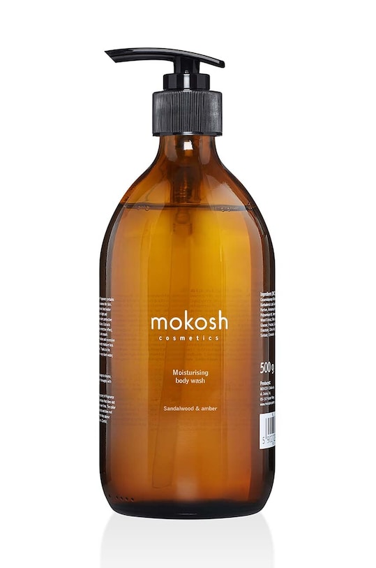 Mokosh nawilżający żel do mycia ciała Drzewo sandałowe & Bursztyn 500 g żółty 5902729034661