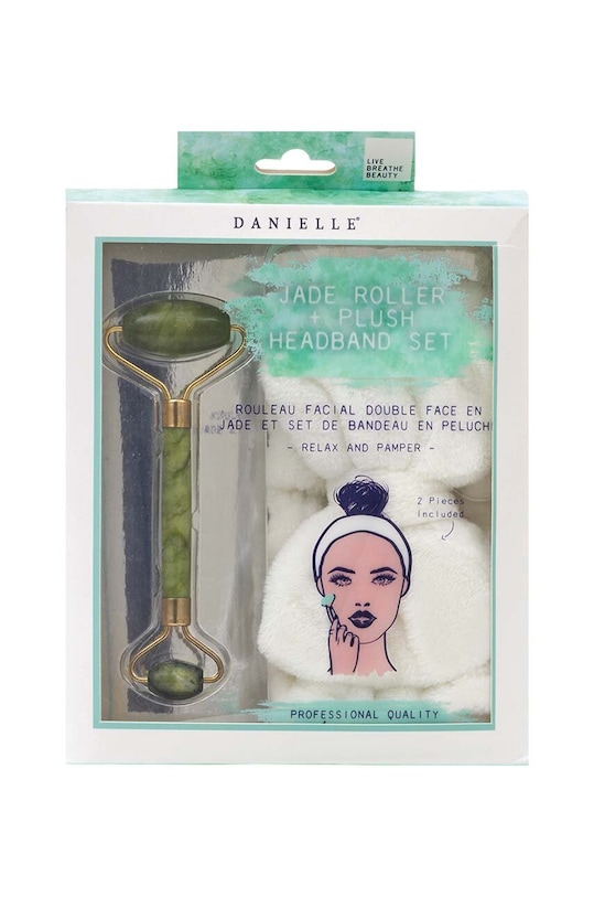 Masažni valjček za obraz Danielle Beauty Jade Facial Roller D60010 pisana AA00