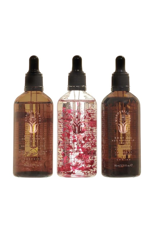 Sada koupelových olejů Wanderflower Unwind Bathing Set 3-pack vícebarevná WFL0062UB.UK