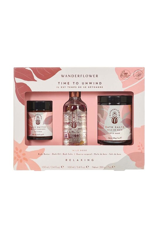 Набір для ванни Wanderflower Time to Unwind Set 3-pack WFL0067TU.UK барвистий AA00