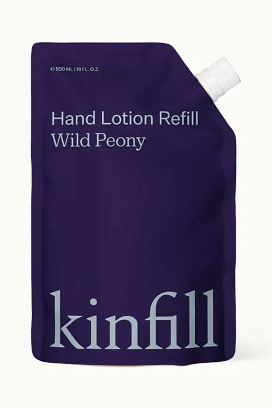 Kinfill rezerve de loțiune de mâini Wild Peony 500 ml bleumarin KFHC00102.01.R