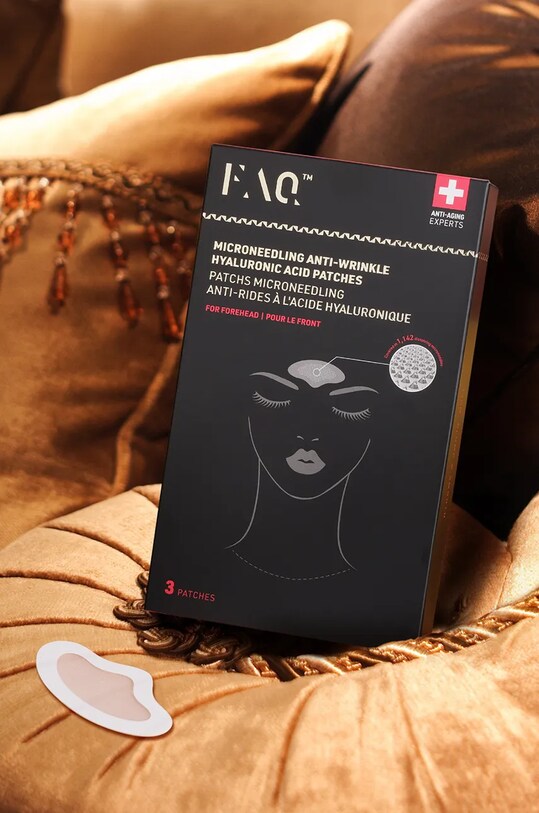 Микроиголочные патчи с гиалуроновой кислотой против морщин для лба FOREO FAQ Microneedling Anti-Wrinkle for Forhead мультиколор F0198