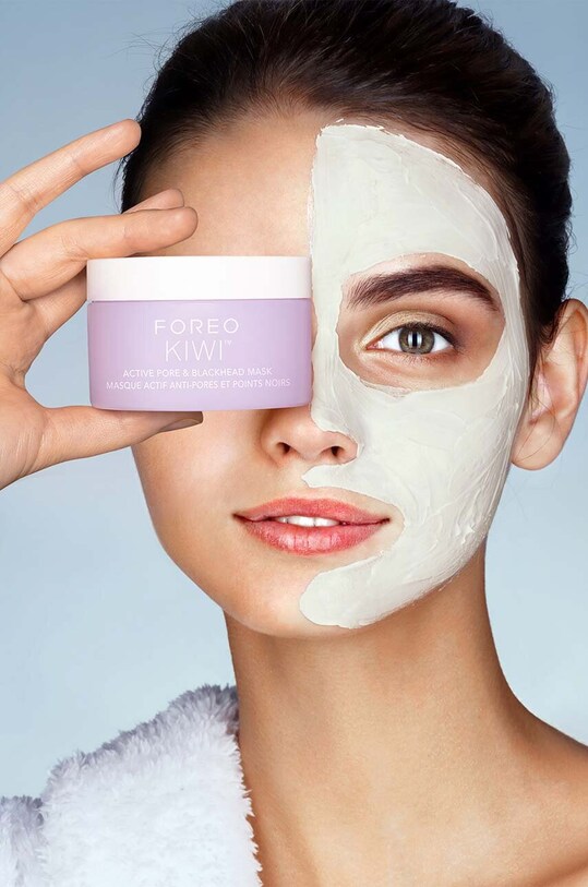 FOREO aktywna maseczka z glinką na wągry KIWI Active Pore & Blackhead Mask 100g F1931 multicolor