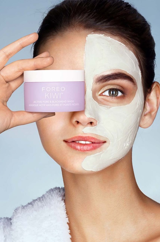 FOREO mască de argilă activă pentru puncte negre KIWI Active Pore & Blackhead Mask 100g F1931 multicolor